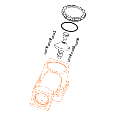 301016 Body Assembly with Cylinder and Bearings