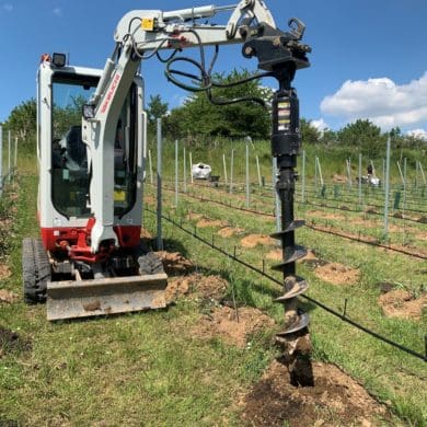 Digga Grondboor voor Minigraver van 2 tot 5 TON