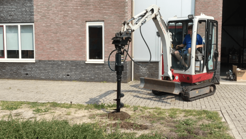 Digga Grondboor voor Minigraver van 2 tot 5 TON