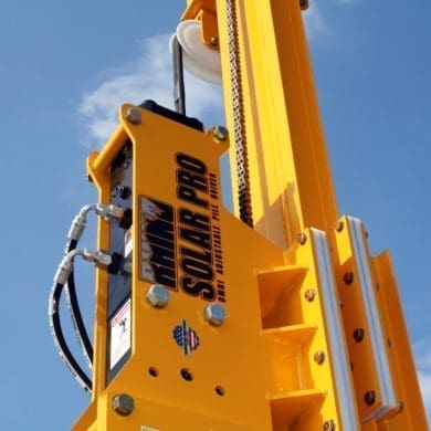 Rhino Solar Pro – Hydraulische Pfahlramme
