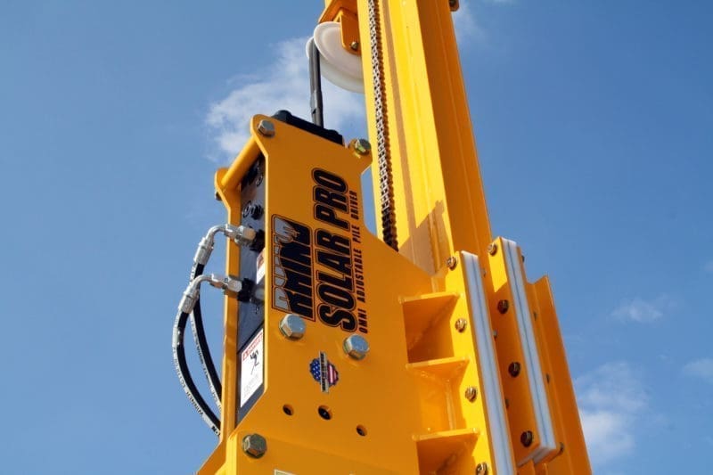 Rhino Solar Pro – Hydraulische Pfahlramme