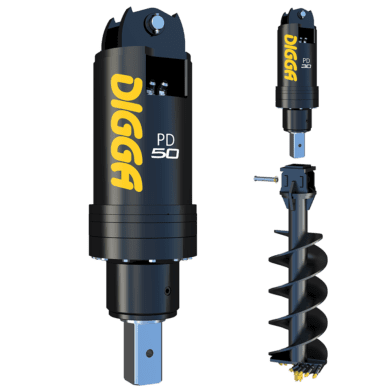 Digga Auger drive 20 - 50 ton