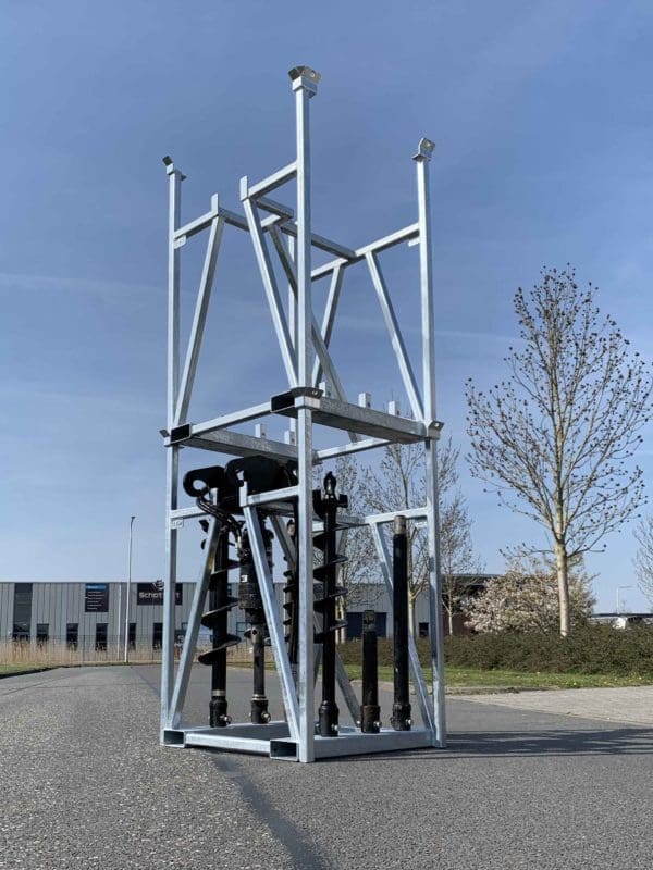 Auger storage rack