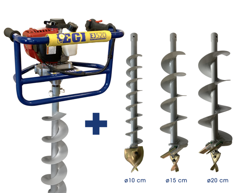 Benzin-Erdbohrer EJ520 SET