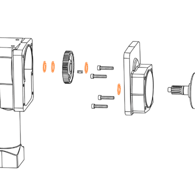 300782-4 Retaining Ring Set for Crankshaft & Clutch Drum with Pinion Gear (qty. of 4)